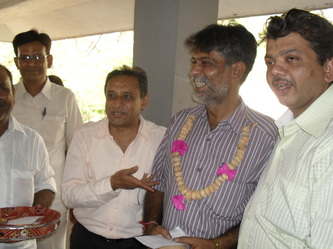 જીવદયા ધામ નામકરણ સમારોહમાં મુખ્ય દાતાનો સન્માન